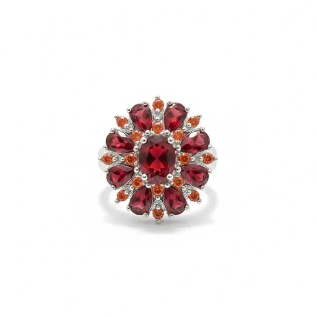 Scarlet Flower Ring | Gold