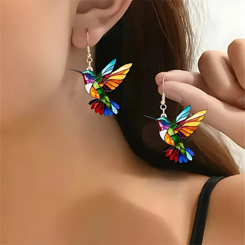 Beautiful necklace with swallow and earrings as a gift, limited time offer