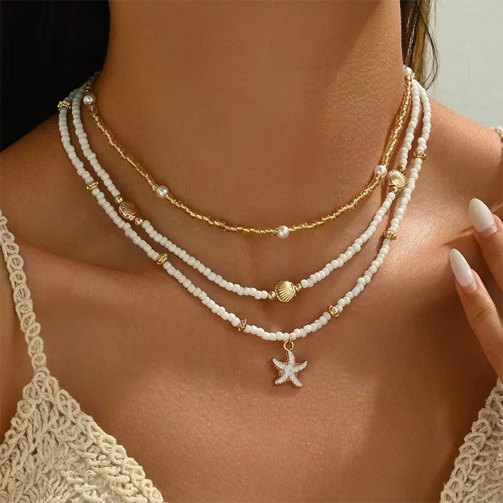 Set: 3 Turtle Necklaces