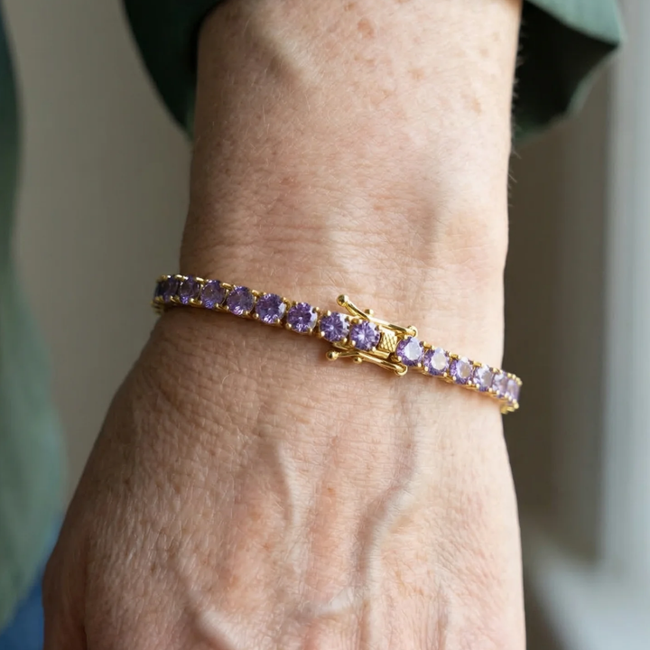 Amethyst Tennis Bracelet