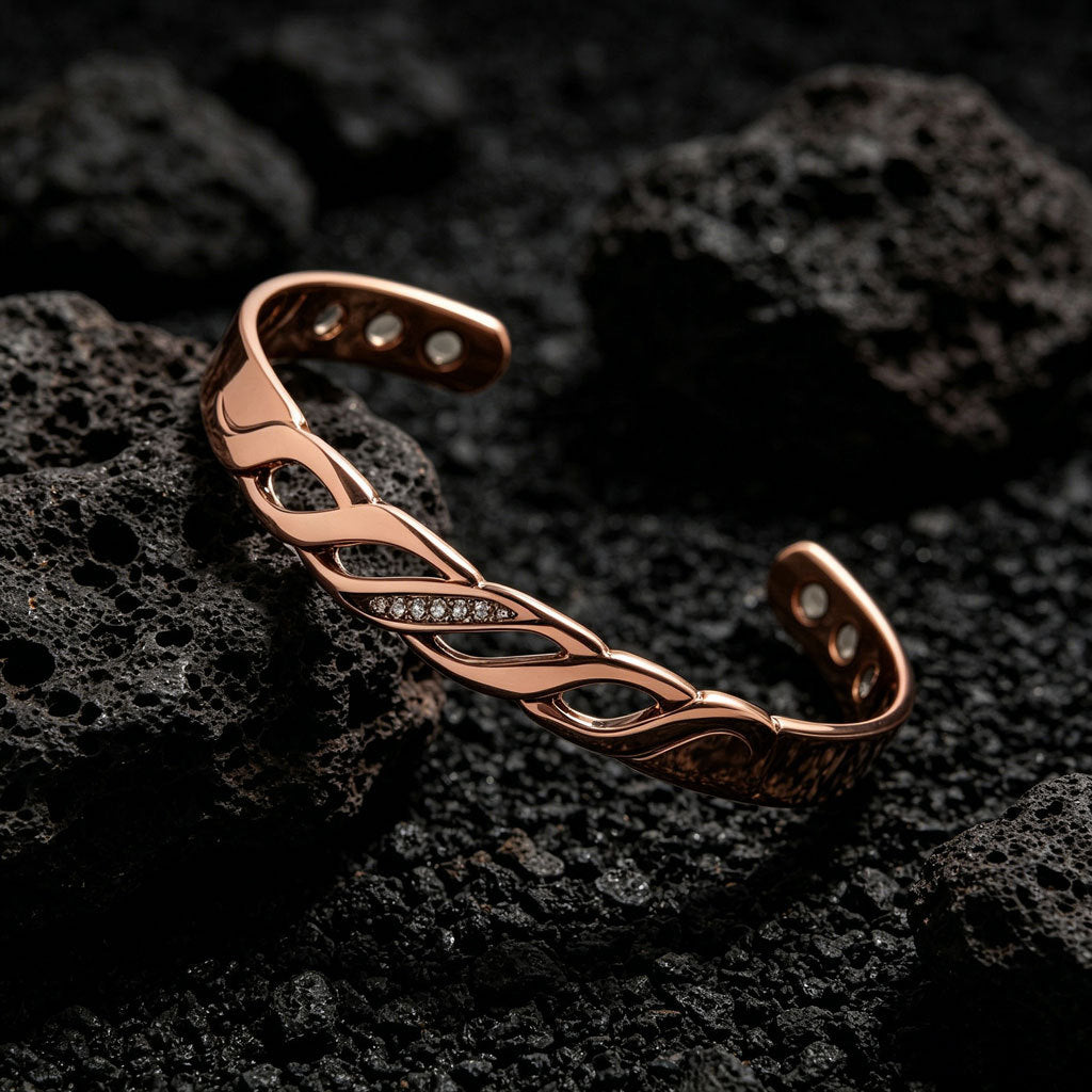 Interwoven Copper Bracelet Vivienne