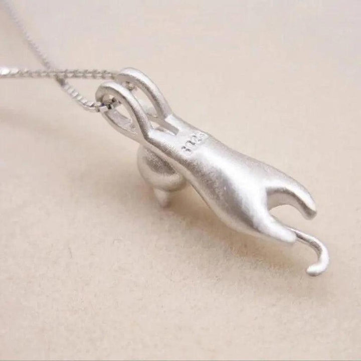 Playful Necklace in White Gold