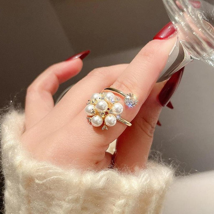 Adjustable Ring with Cute Beads