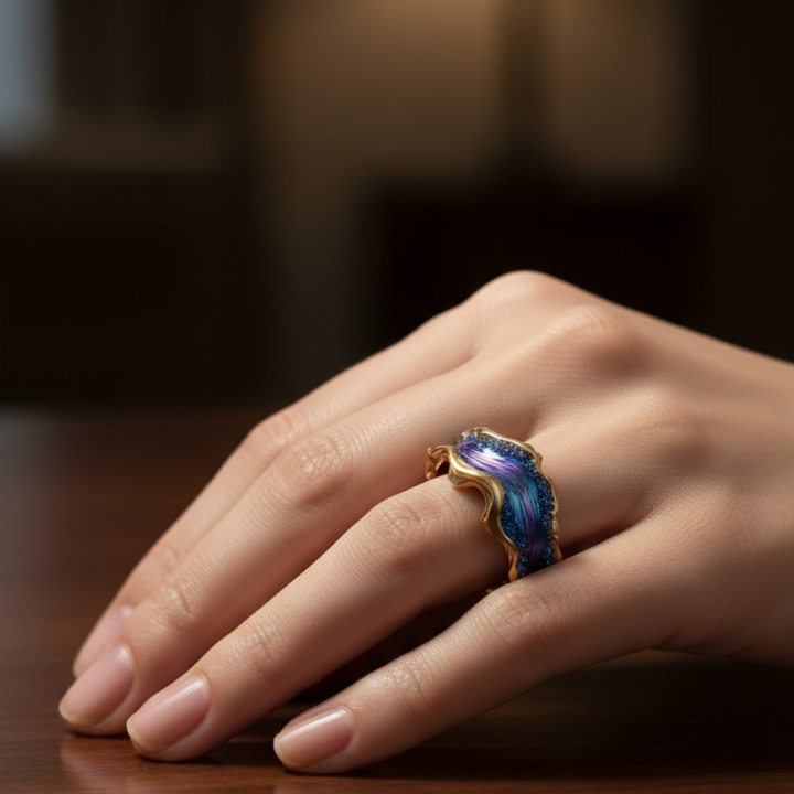 Vintage-Goldring Ozean