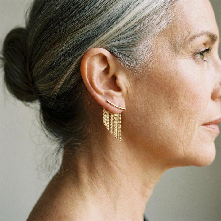 Vintage Gold-Coloured Earrings