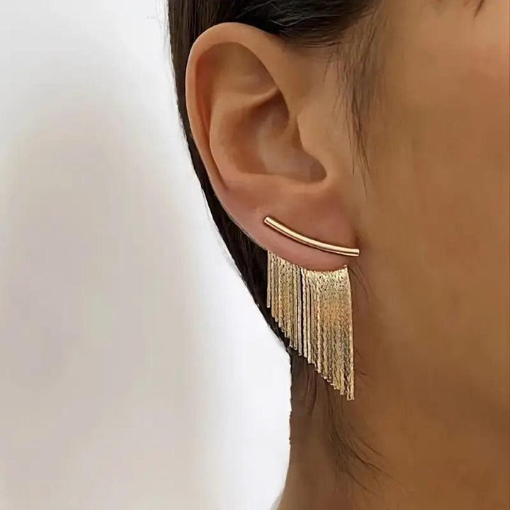 Vintage Gold-Coloured Earrings