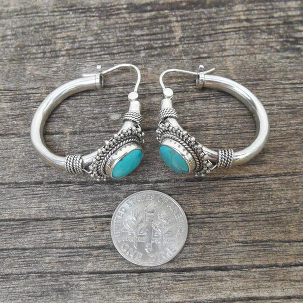 Vintage Earrings Turquoise