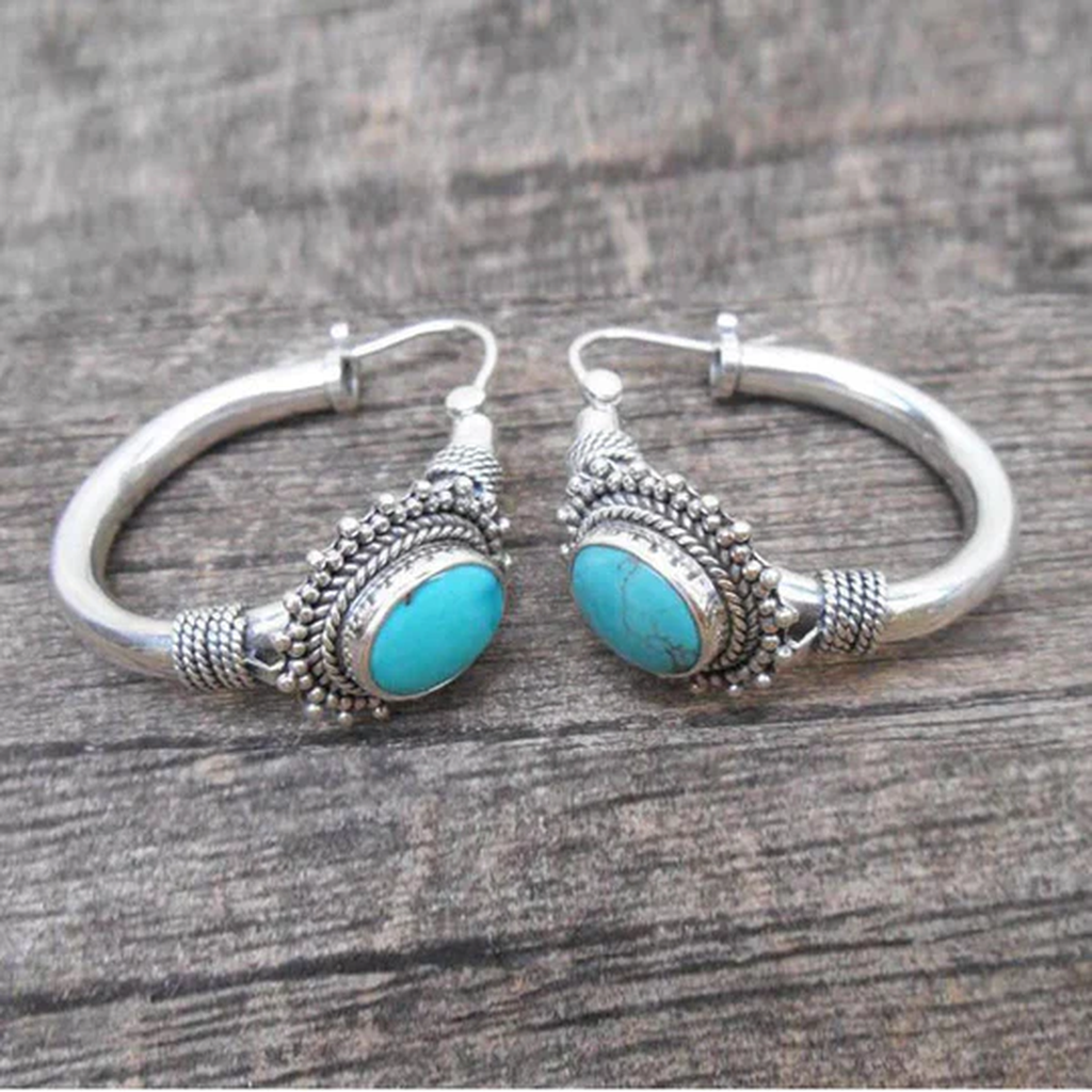 Vintage Earrings Turquoise