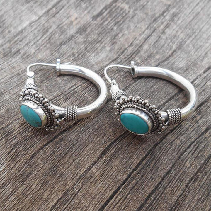 Vintage Earrings Turquoise