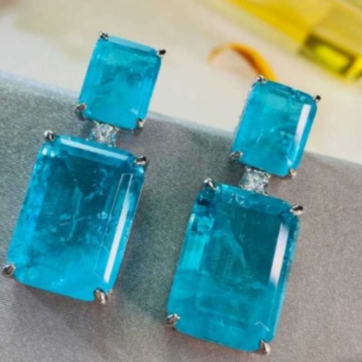 Vintage Earrings with Turquoise