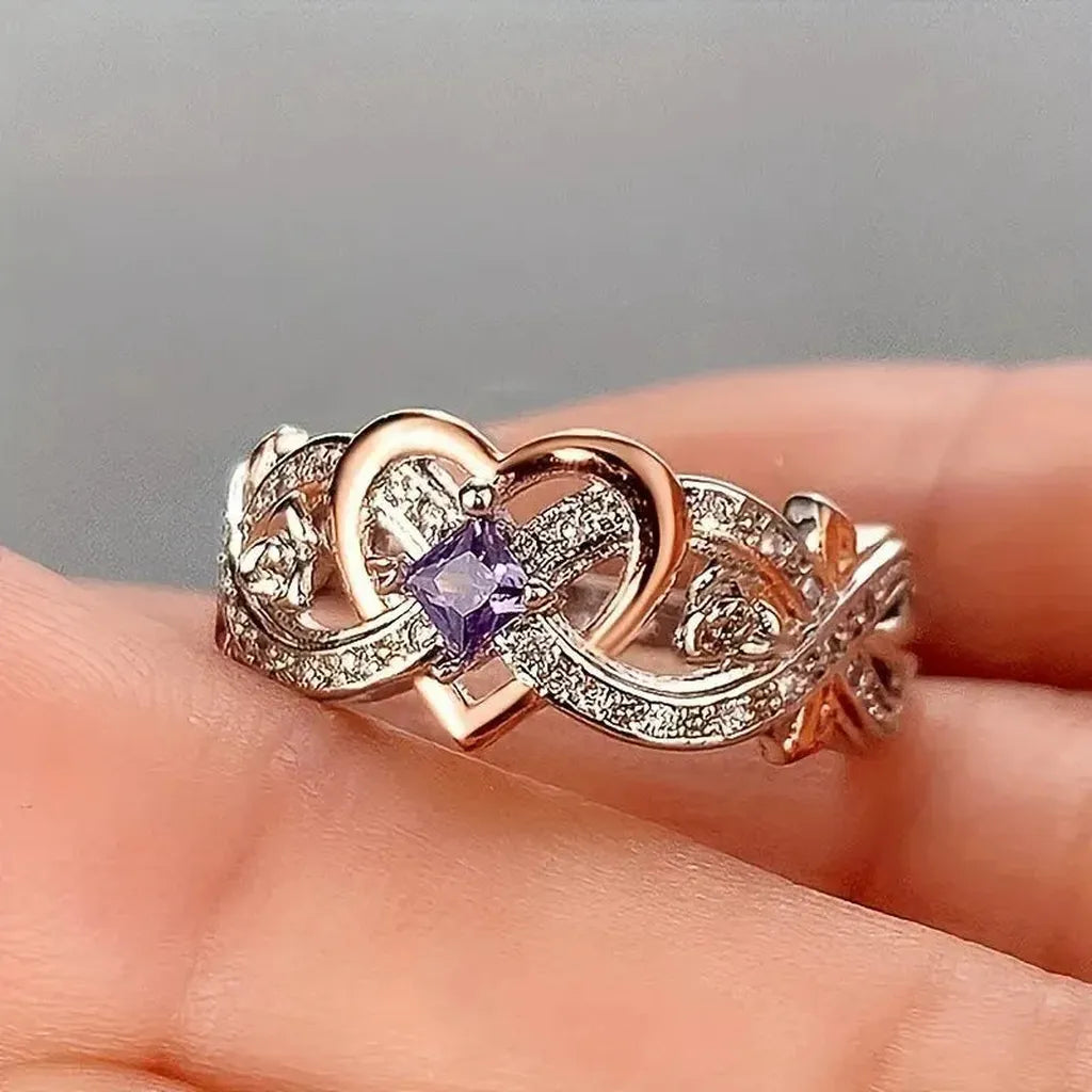 Two-Tone Ring in Mixed Gold