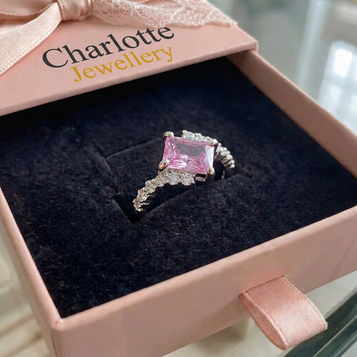 Rose Sapphire Ring | Rose Gold