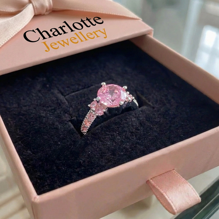 Celia Rosetten-Ring | White Gold
