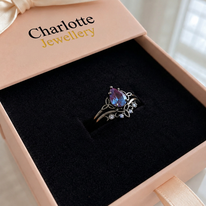 Amethyst Layered Ring