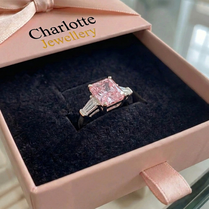 Rose Elan Ring | White Gold