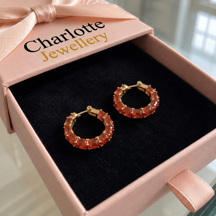 Crown Earrings | Gold