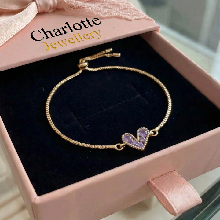 Lilac Love Bracelet | Gold