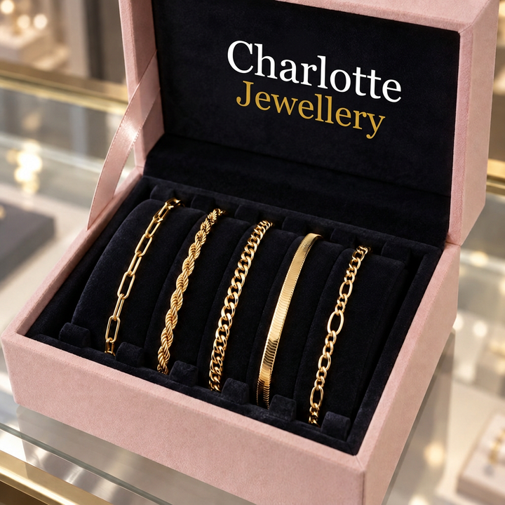Gold Bracelet Set